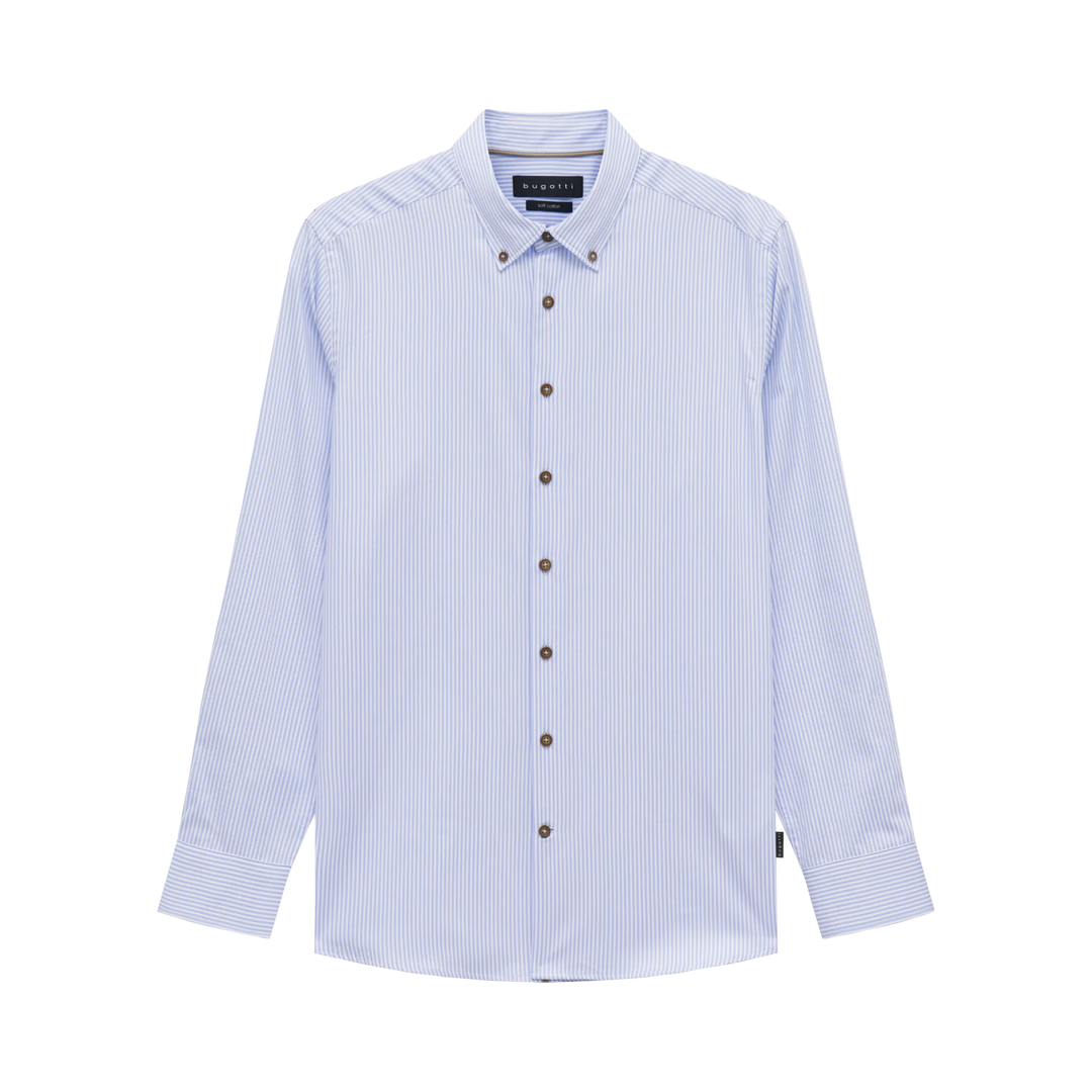 BUGATTI  BLUE STRIPE SHIRT