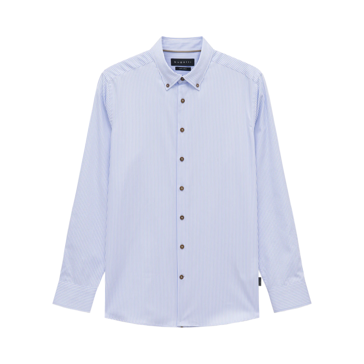 BUGATTI  BLUE STRIPE SHIRT