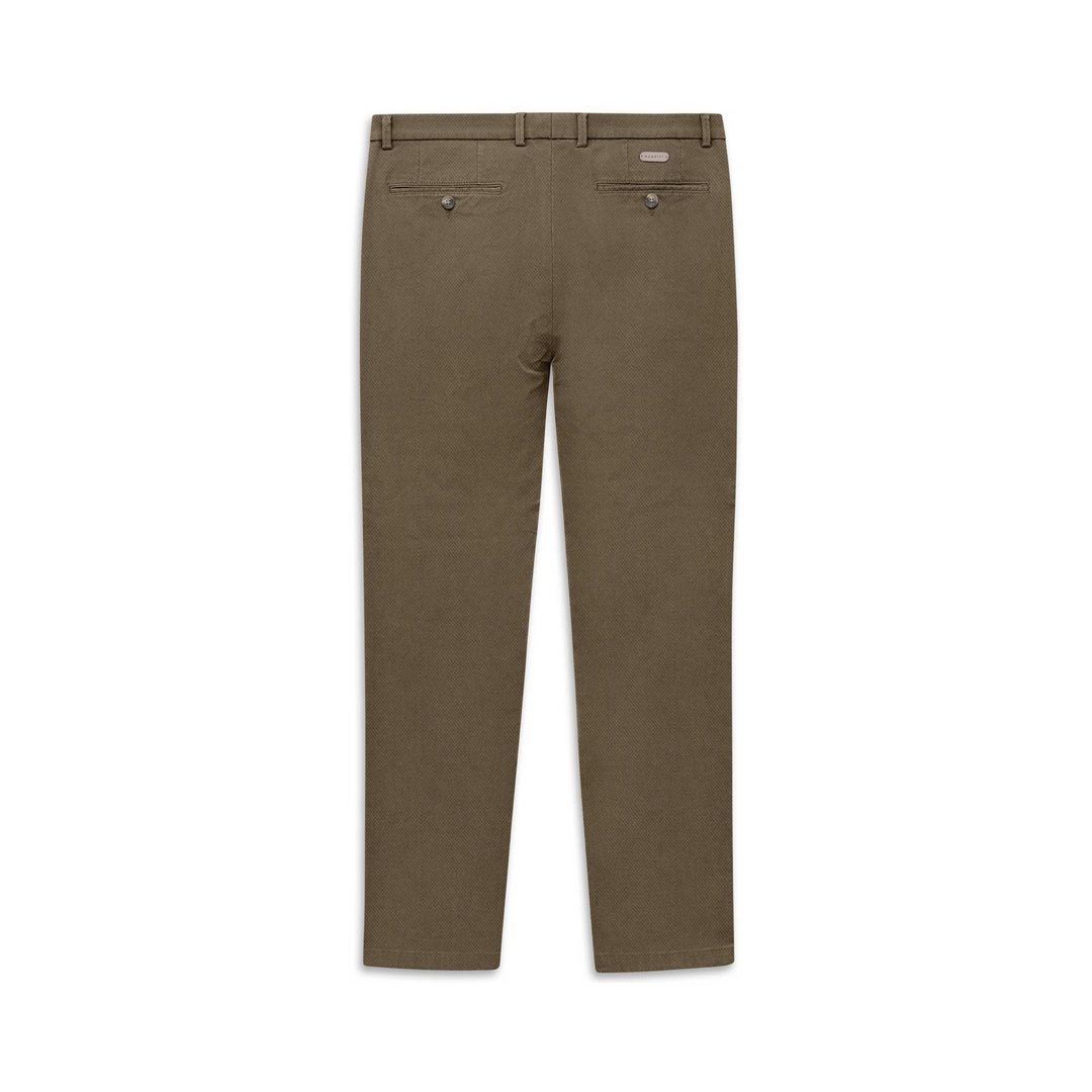 BUGATTI TAUPE FLEX TAPPERED CHINOS