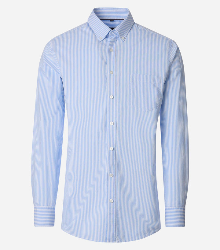 CASA MODA NAVY STRIPE SHIRT