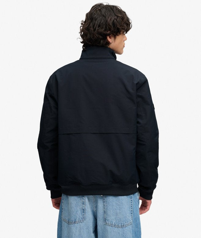 SUPERDRY BLUE CAMPUS PADDED HARRINGTON