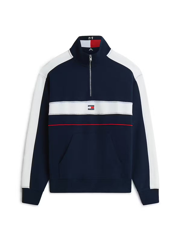 TOMMY JEANS CBLOCK ZIP SWEAT