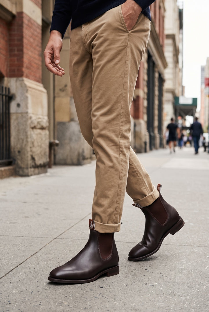 R.M. WIILAMS CHESTNUT CRAFTSMAN BOOT