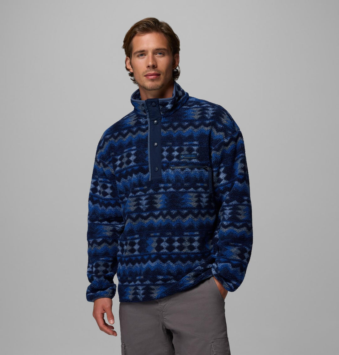 COLUMBIA BLUE HELVETIA HALF SNAP FLEECE