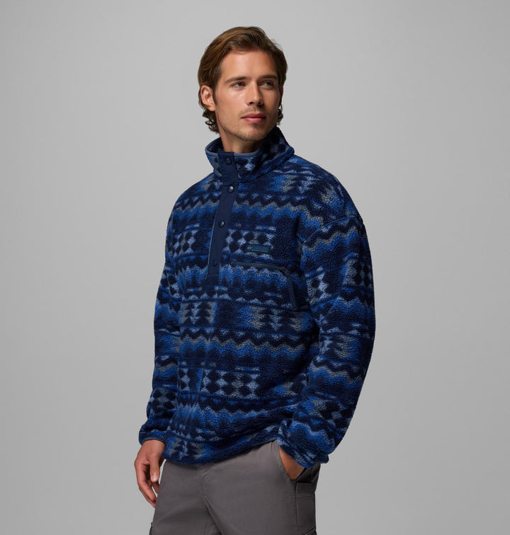COLUMBIA BLUE HELVETIA HALF SNAP FLEECE