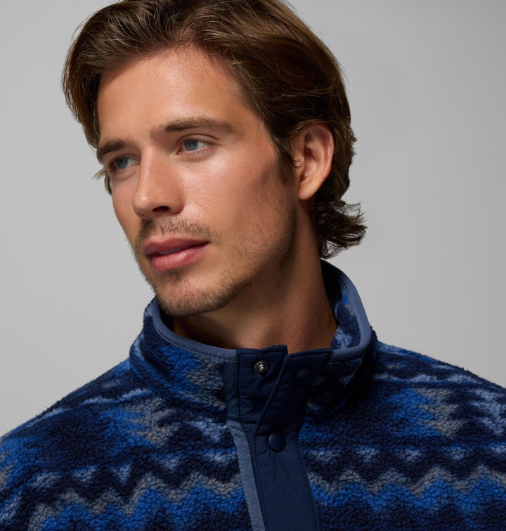 COLUMBIA BLUE HELVETIA HALF SNAP FLEECE