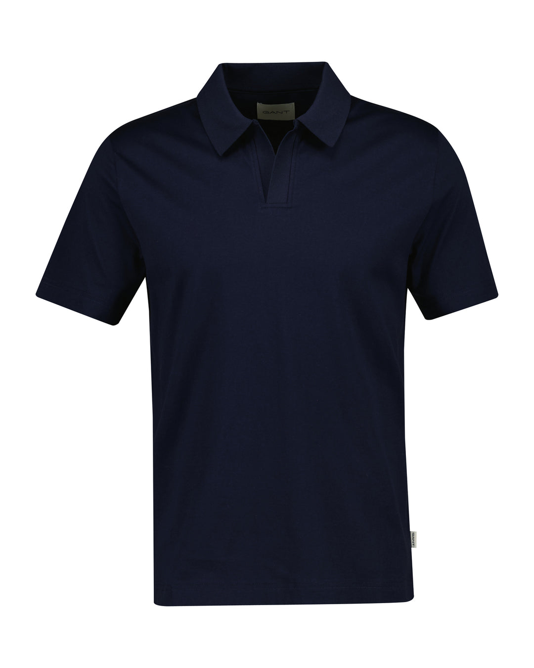 GANT PIMA COTTON CUBAN COLLAR  NAVY  POLO