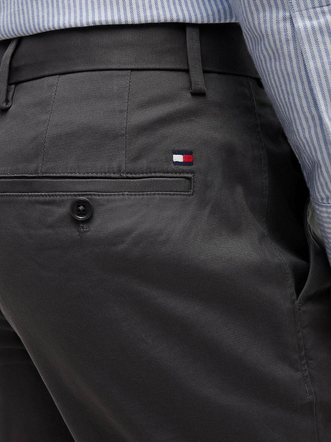 TOMMY HILFIGER CORE 1985 DENTON CHARCOAL CHINO