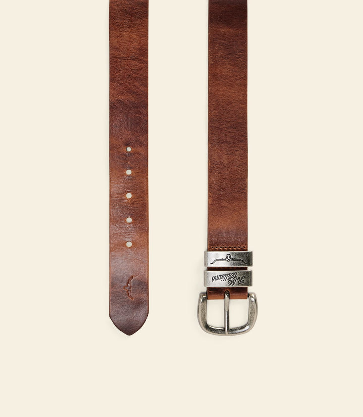 R.M WIILIAMS DROVER TAN LEATHER BELT