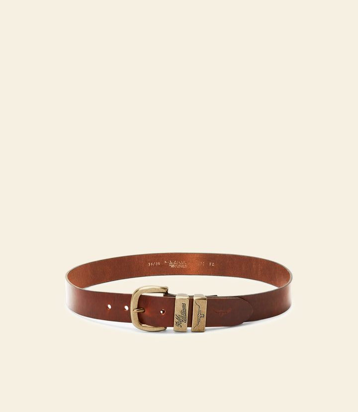 R.M WIILIAMS DROVER TAN LEATHER BELT