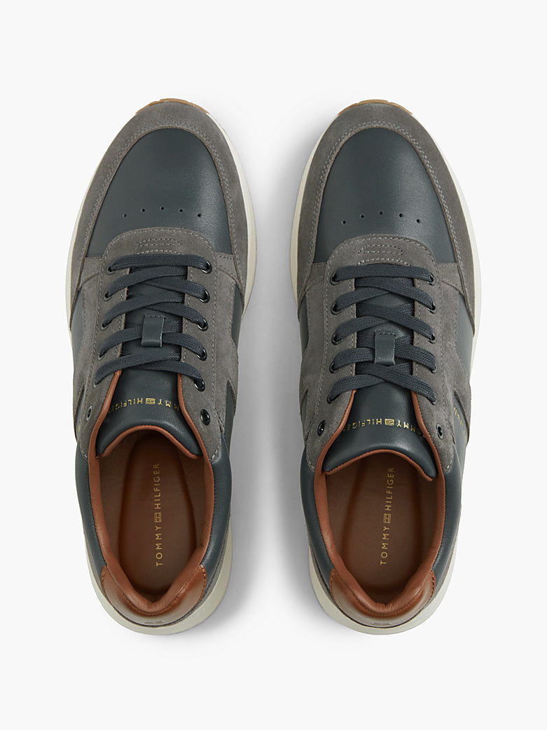 TOMMY HILFIGER FOOTWEAR ELEVATED BLUE HILFIGER MIX RUNNER
