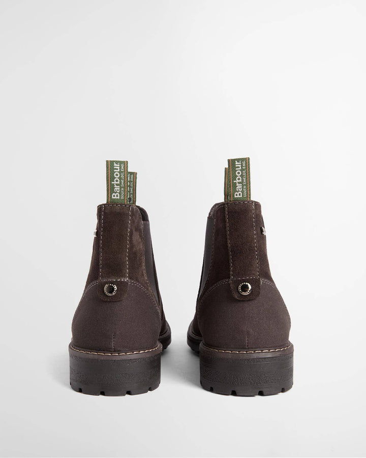 BARBOUR BROWN SUEDE WATERPROOF  EMBLETON CHELSEA BOOT