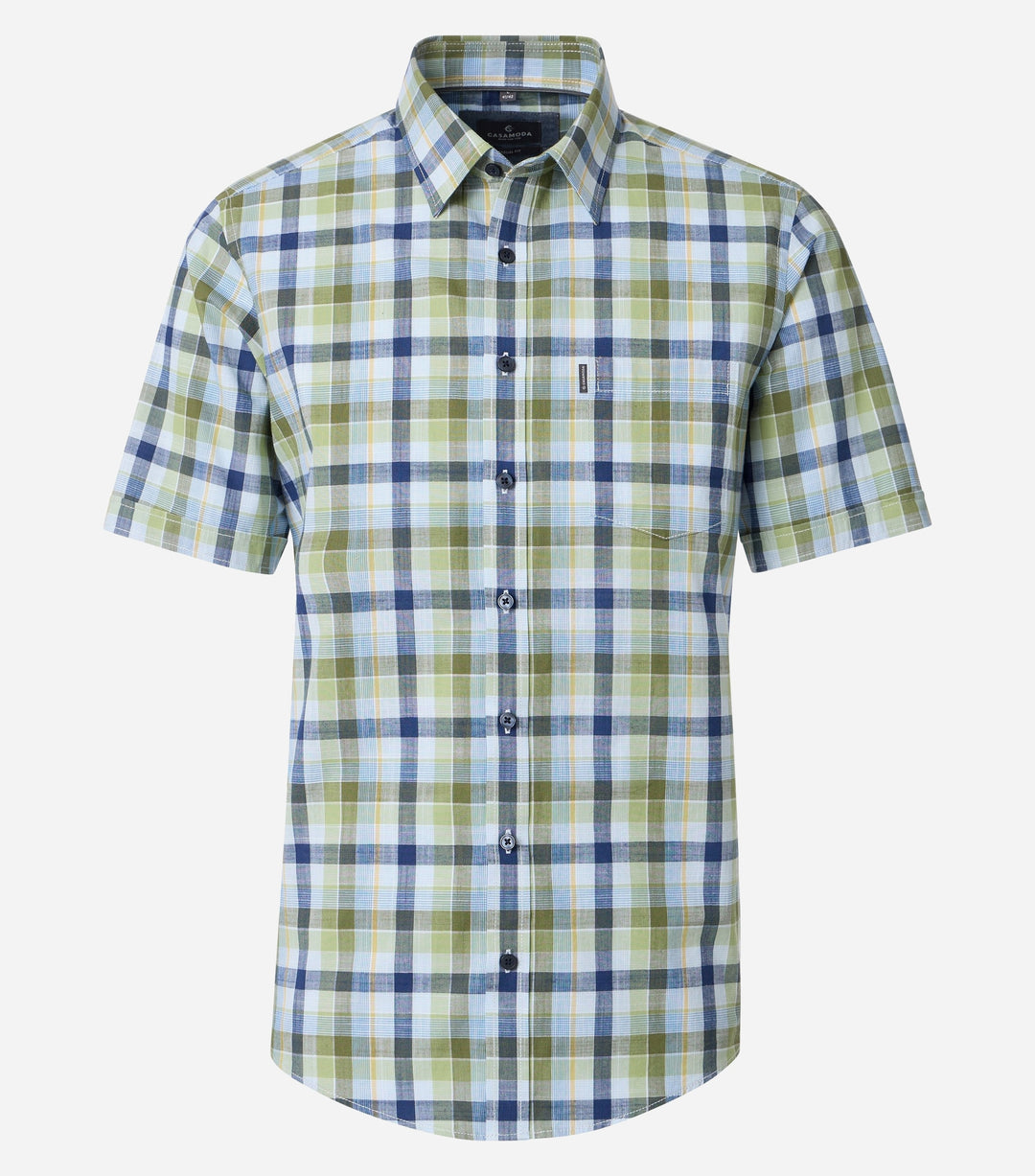 CASA MODA CHECK SHORT SLEEVE SHIRT