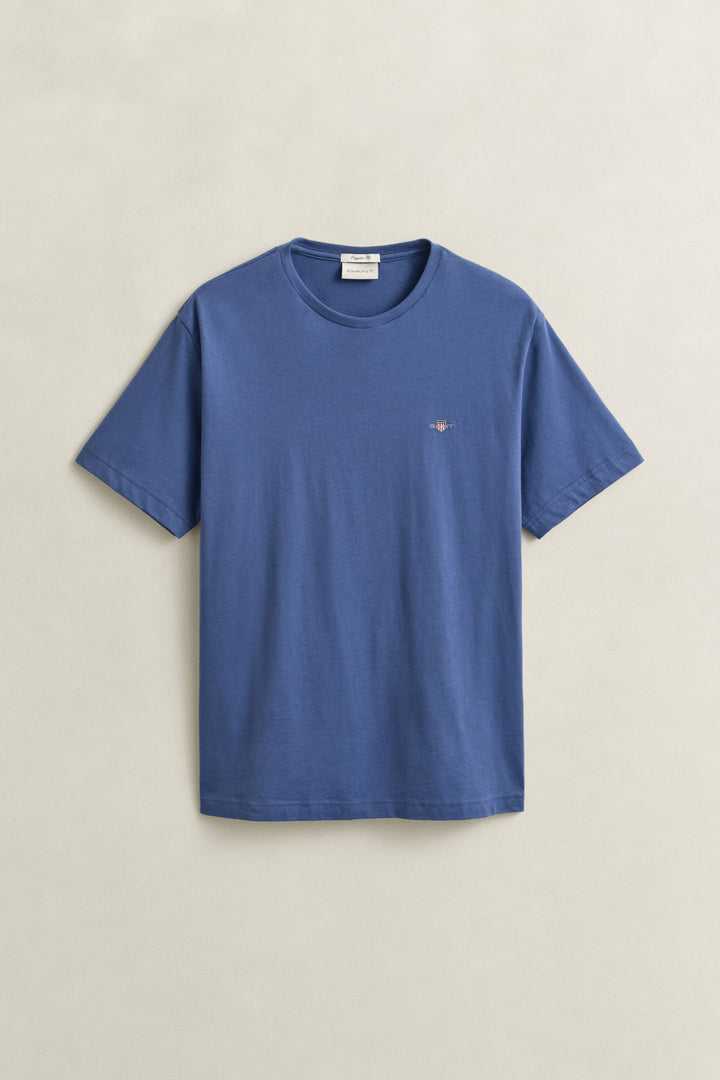 GANT BLUE REG SHIELD SS TSHIRT