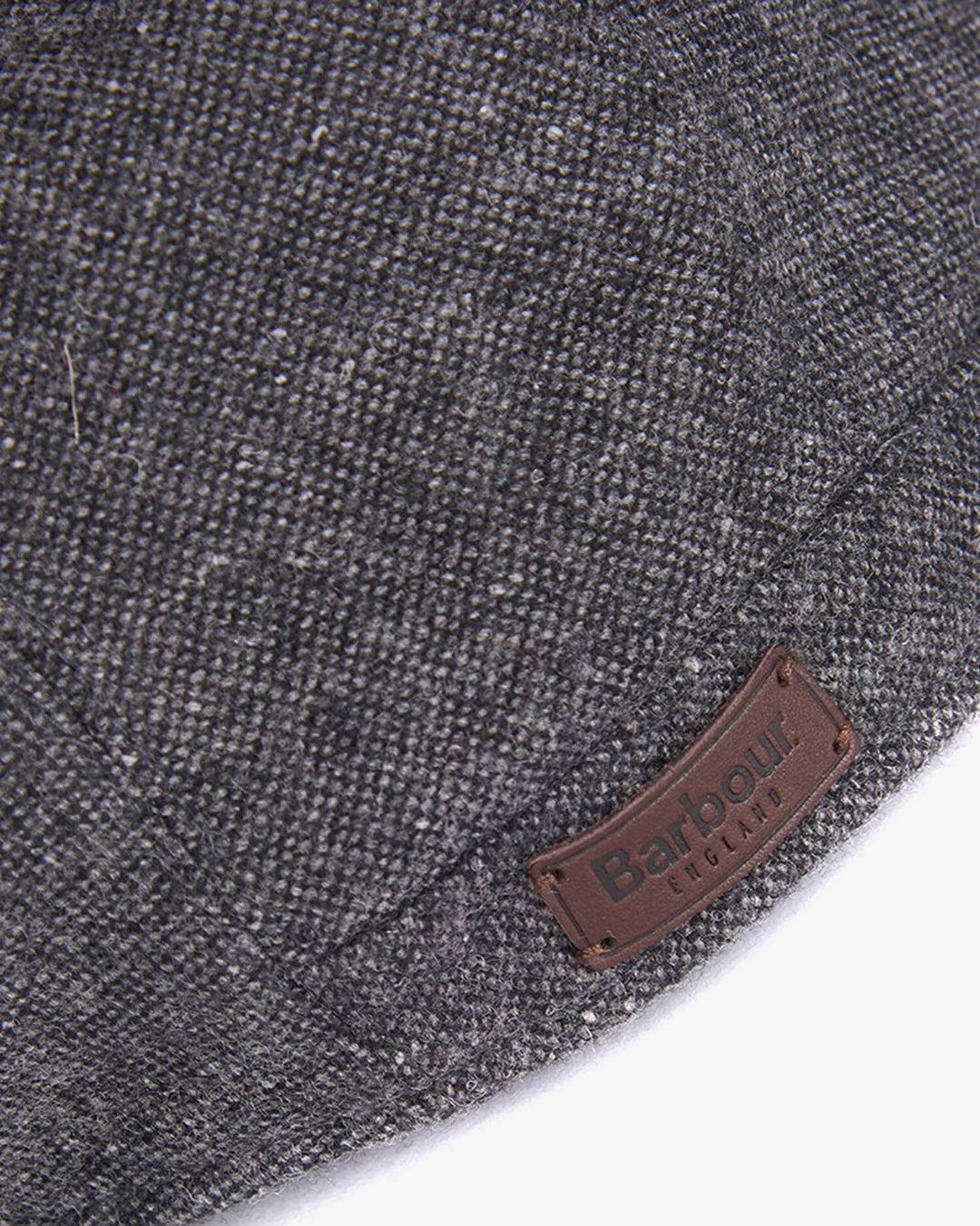 BARBOUR GREY BARLOW FLAT CAP