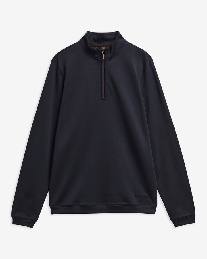 BARBOUR NAVY GUY 1/2 ZIP SWEATSHIRT