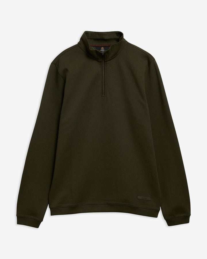 BARBOUR SAGE GUY 1/2 ZIP SWEATSHIRT