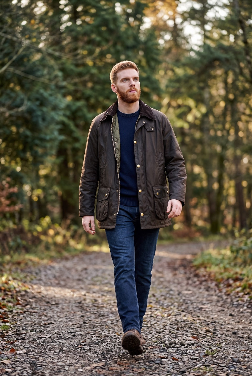 BARBOUR RUSTIC HEREFORD WAX JACKET
