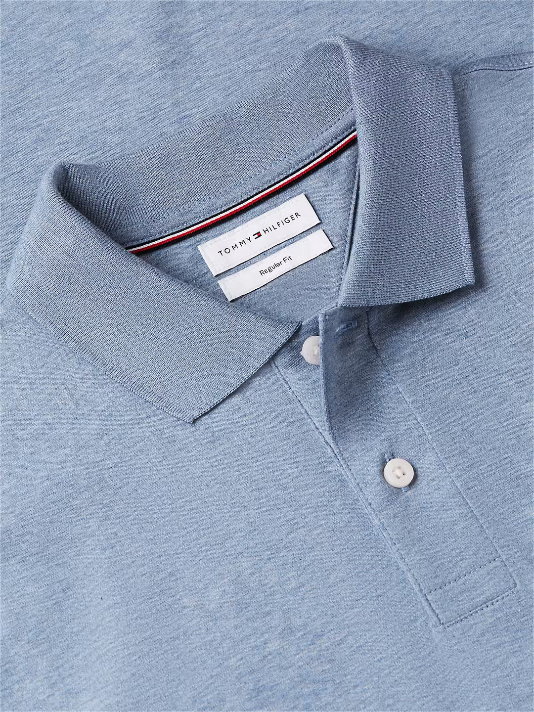TOMMY HILFIGER LIQUID HEATHER BLUE POLO