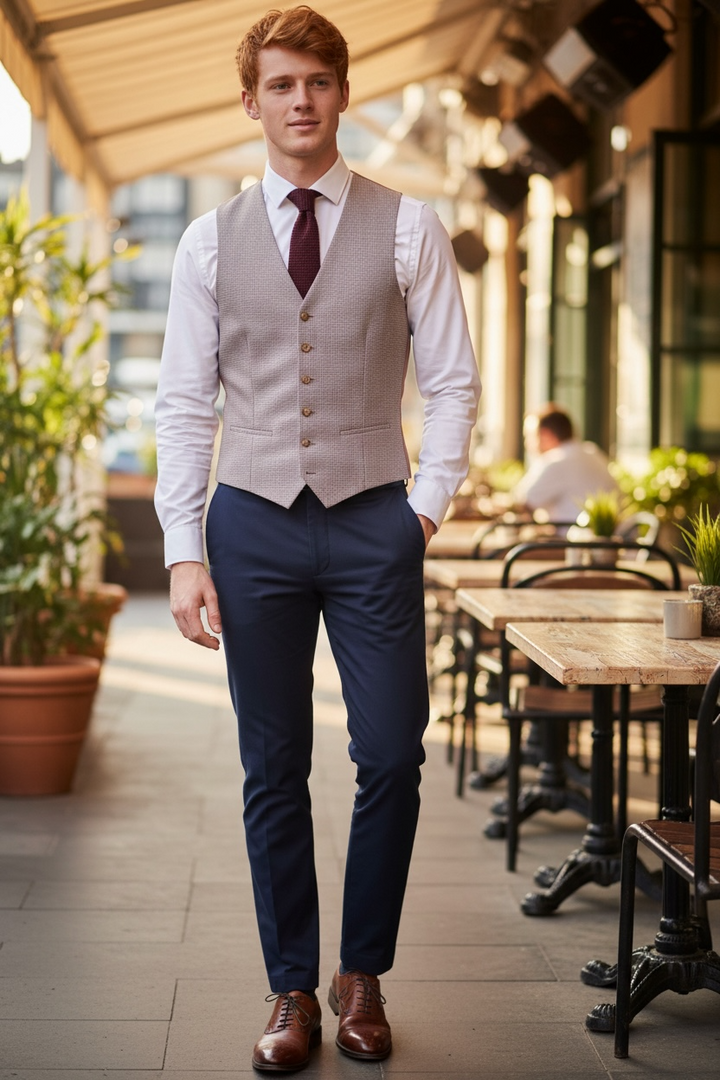 BENETTI LUCAS BLUSH WAISTCOAT