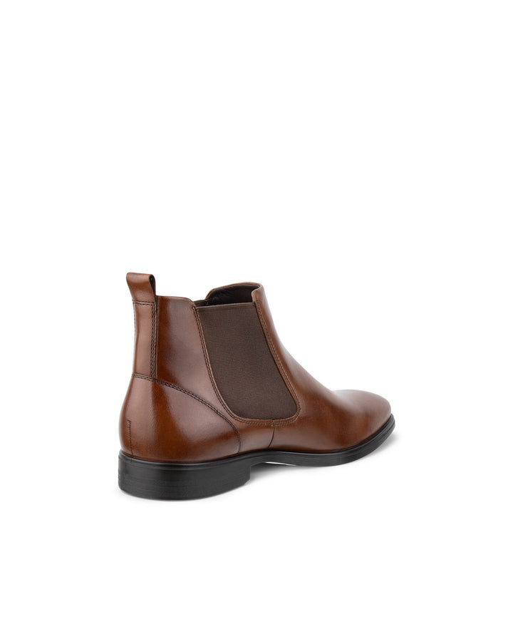 ECCO MELOURNE CAMEL SLIP ON BOOT