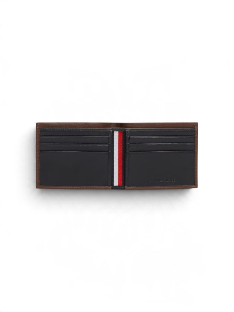 TOMMY HILFIGER SEASONAL BROWN MINI CC WALLET