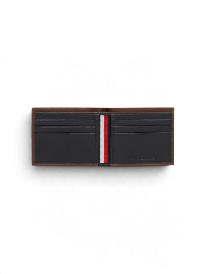 TOMMY HILFIGER SEASONAL BROWN MINI CC WALLET