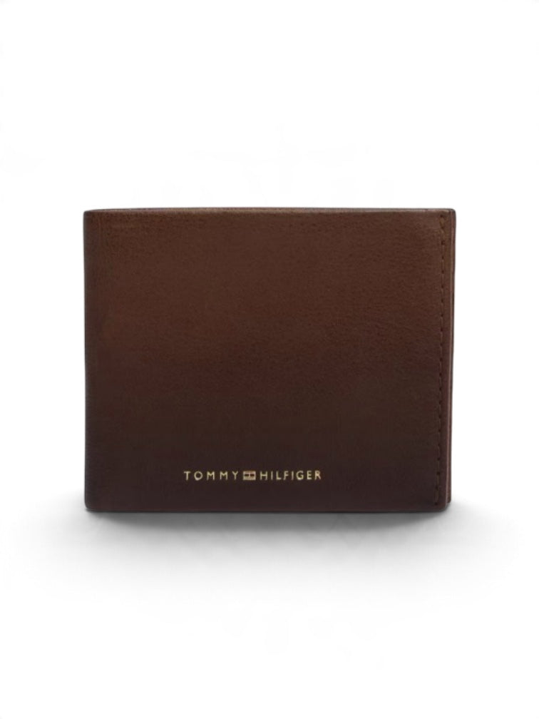 TOMMY HILFIGER SEASONAL BROWN MINI CC WALLET