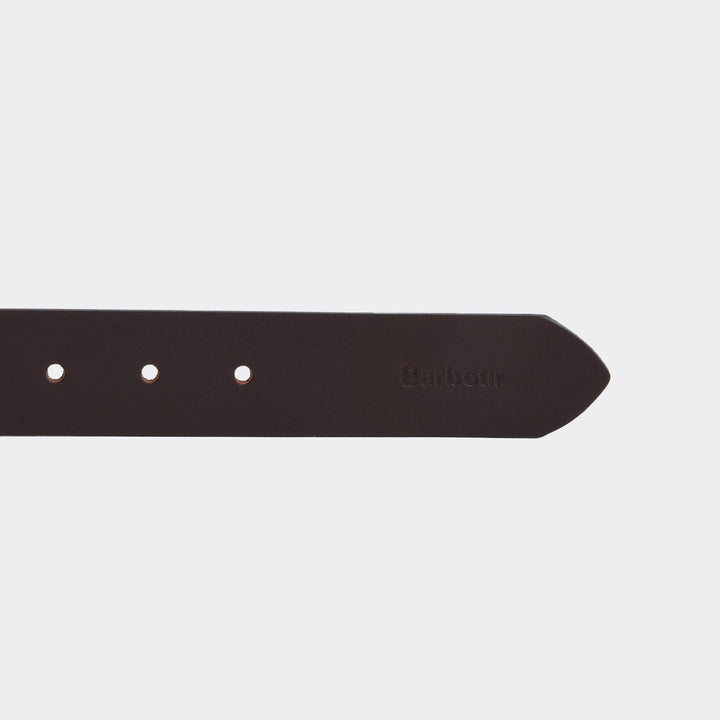 BARBOUR BROWN ESK LEATHER BELT
