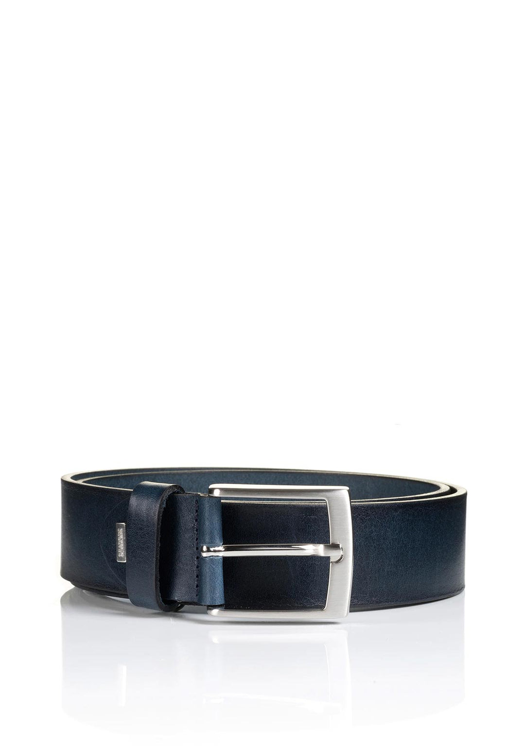 NOLTE NAVY LEATHER BELT
