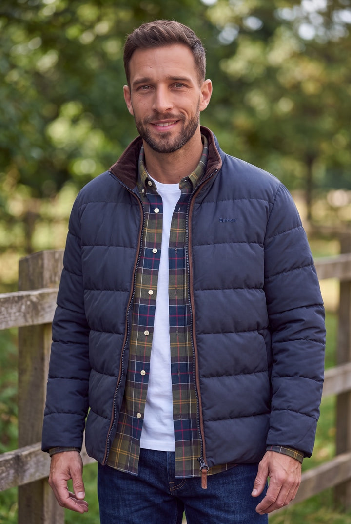 BARBOUR NAVY NOREE QUILTED JACKET