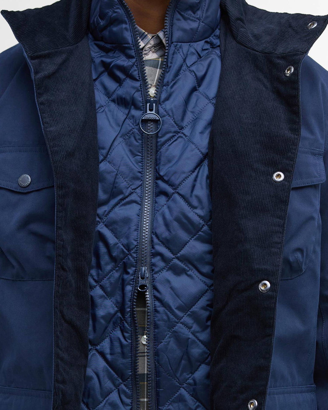 BARBOUR OGSTON NAVY WATERPROOF JACKET