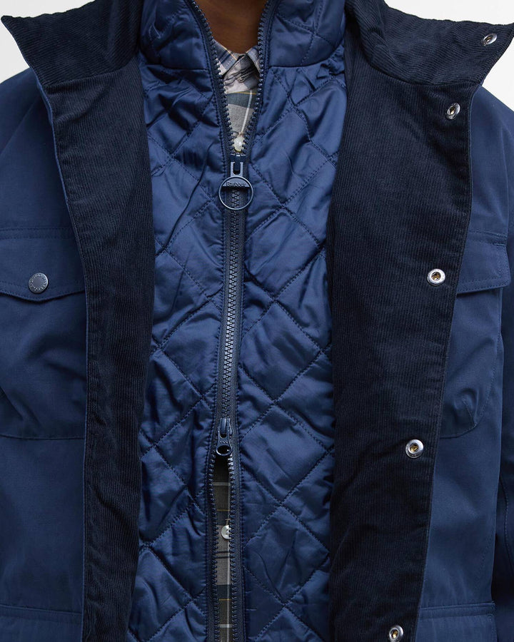 BARBOUR OGSTON NAVY WATERPROOF JACKET