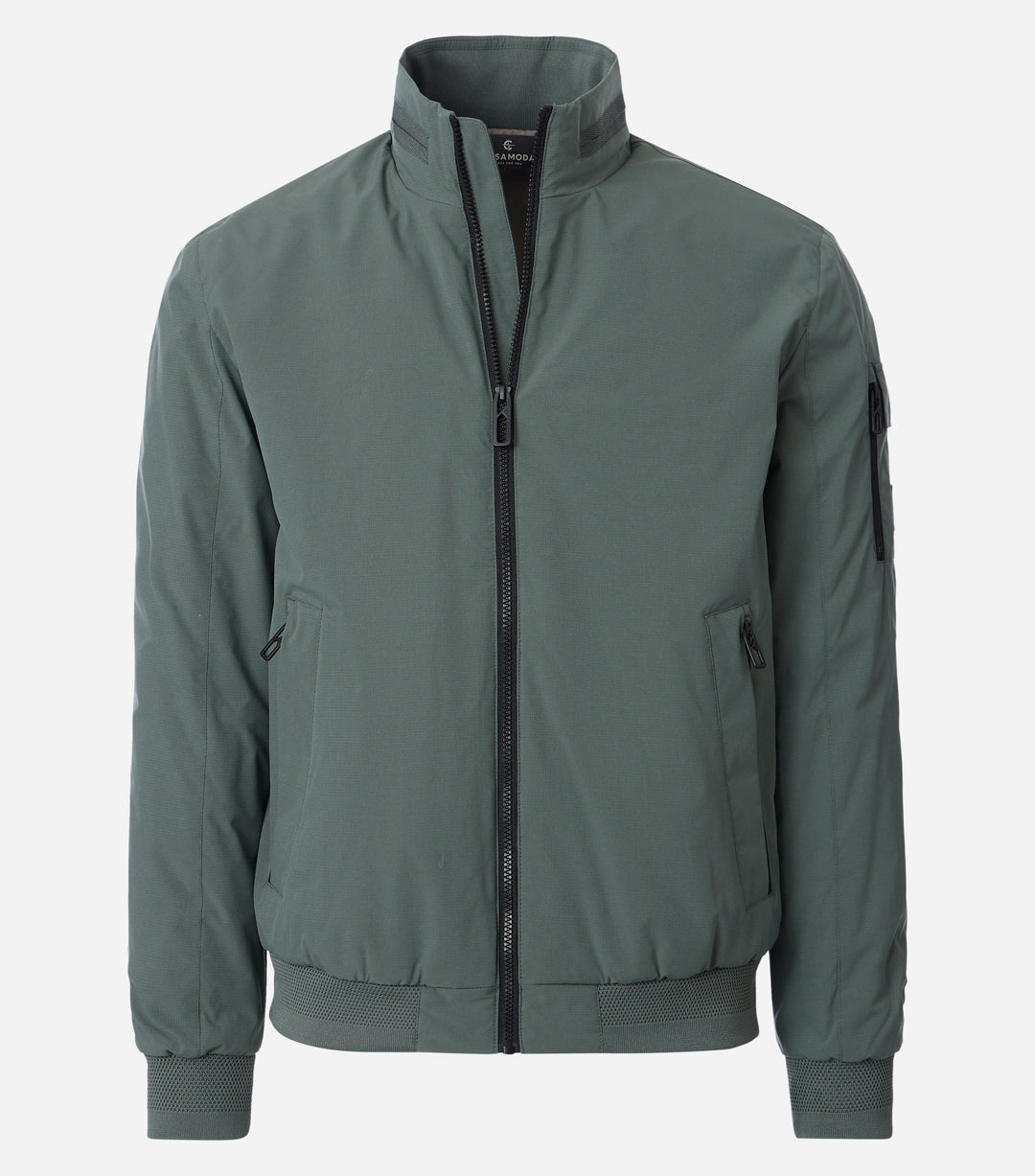 CASA MODA OLIVE BOMBER JACKET