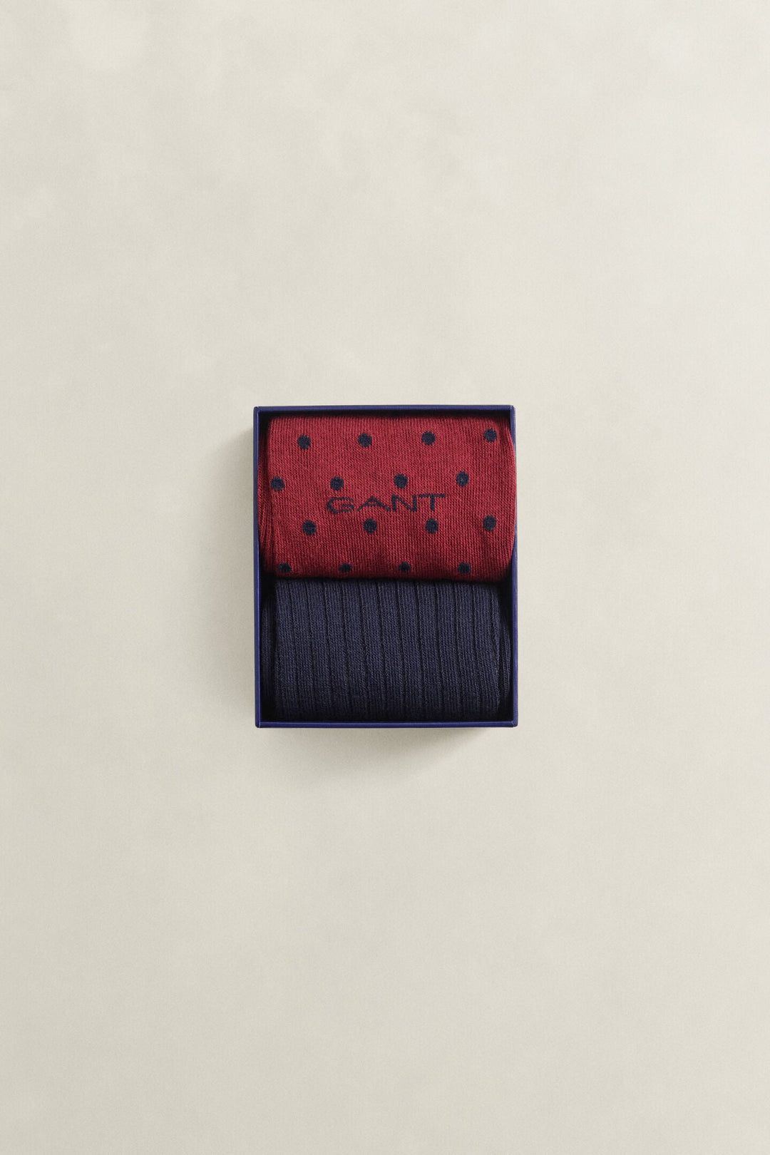 GANT 2 PACK PLUM  DOT SOCKS
