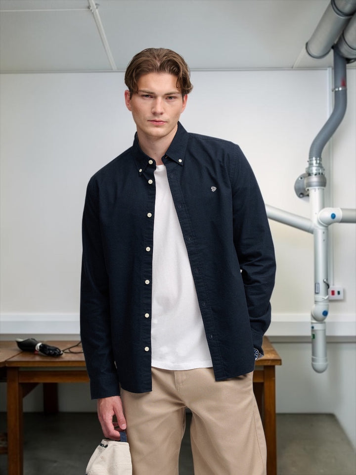 SUPERDRY PREPPY NAVY SHIRT