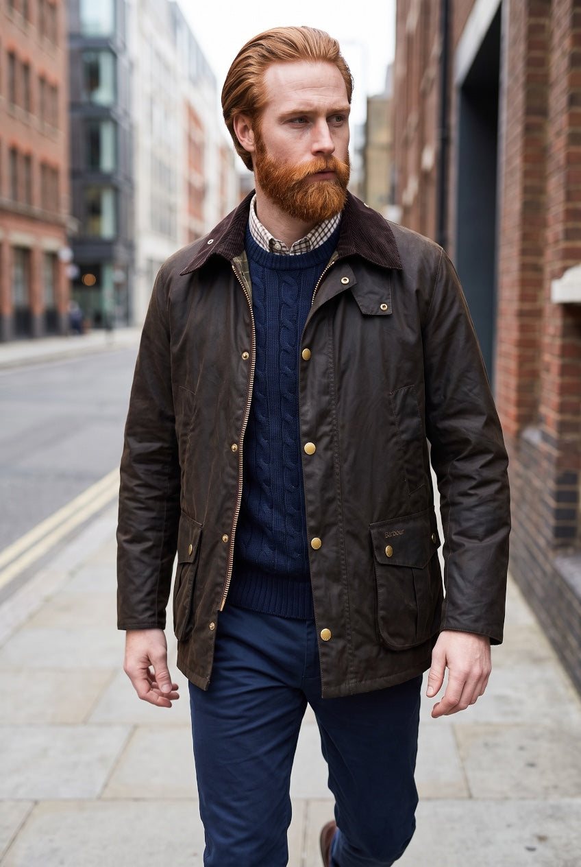 BARBOUR RUSTIC HERFORD WAX JACKET