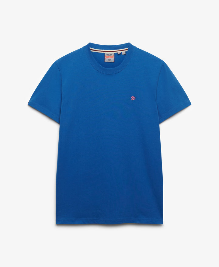 SUPERDRY BLUE ESS SD&amp;CO LOGO EMB TEE