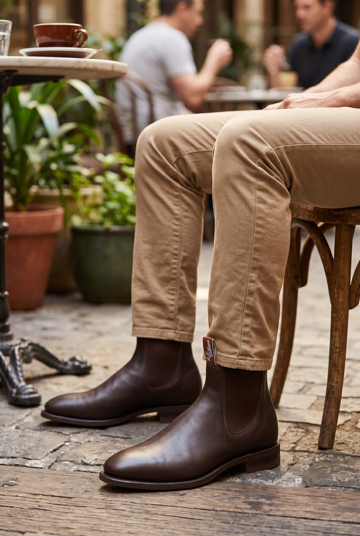 R.M. WIILAMS CHESTNUT CRAFTSMAN BOOT