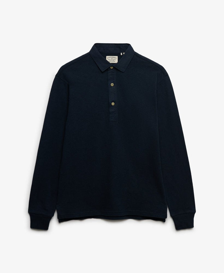SUPERDRY NAVY CLASSIC RUGBY LS TOP