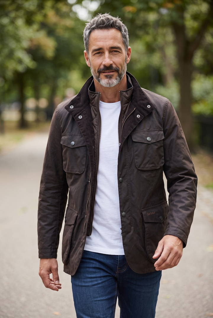 BARBOUR RUSTIC OGSTON WAX JACKET
