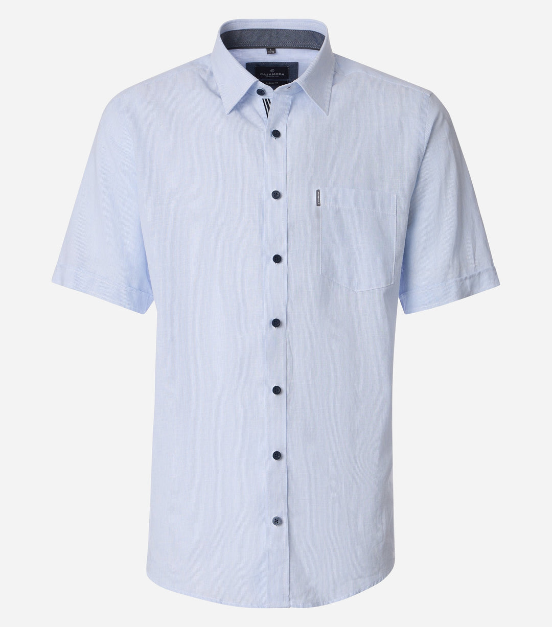 CASA MODA  BLUE STRIPE SS SHIRT