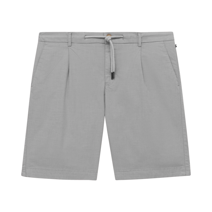 BUGATTI SILVER LINEN MIX SHORTS