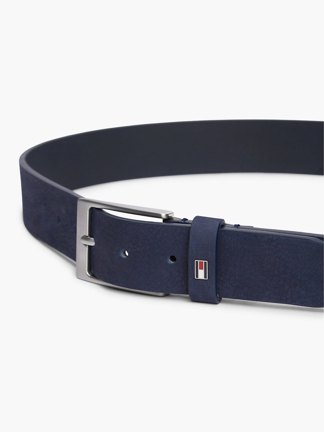 TOMMY HILFIGER NAVY  SOHO ROLLER SUEDE 3.5 BELT