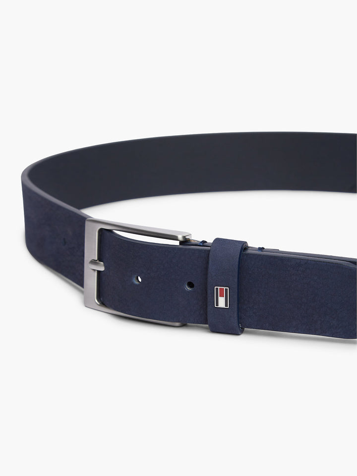 TOMMY HILFIGER NAVY  SOHO ROLLER SUEDE 3.5 BELT