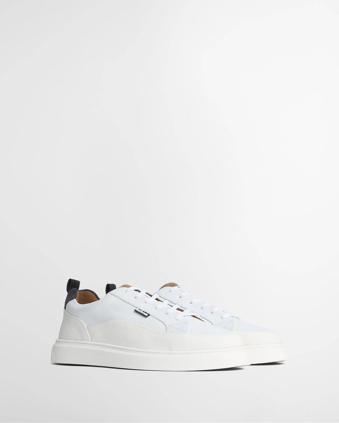 BARBOUR STANNINGTON WHITE TRAINER