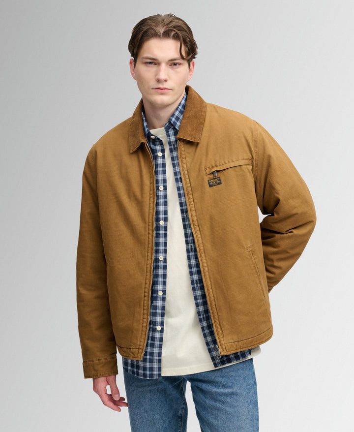 SUPERDRY BROWN WORKWEAR RANCH JACKET