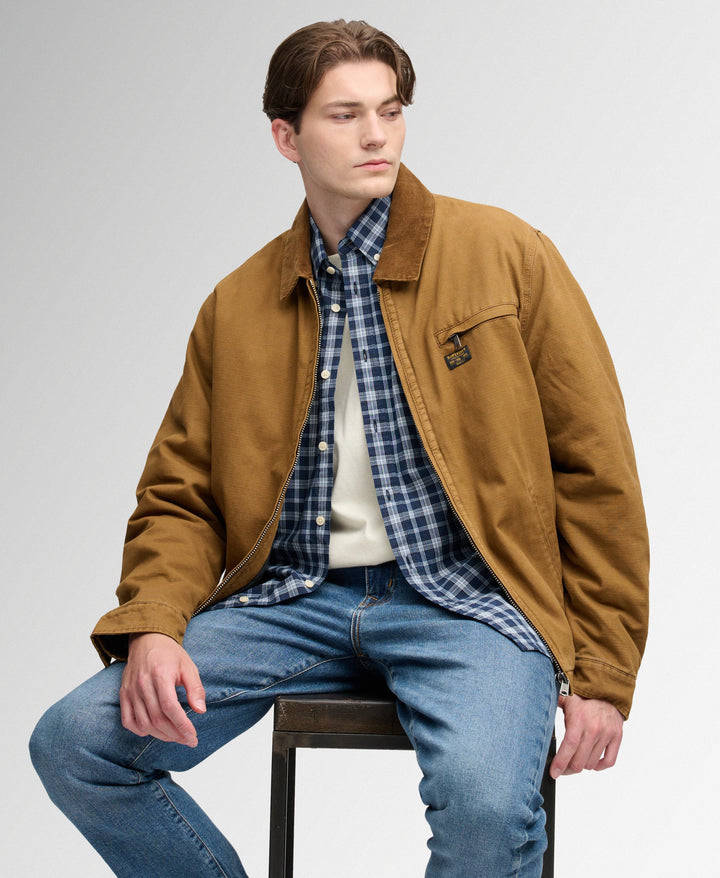 SUPERDRY BROWN WORKWEAR RANCH JACKET
