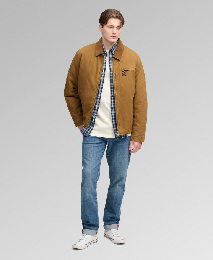 SUPERDRY BROWN WORKWEAR RANCH JACKET