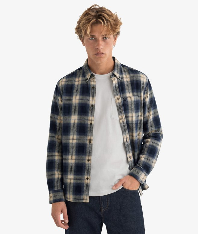 SUPERDRY NAVY CK COTTON LUMBERJACK SHIRT